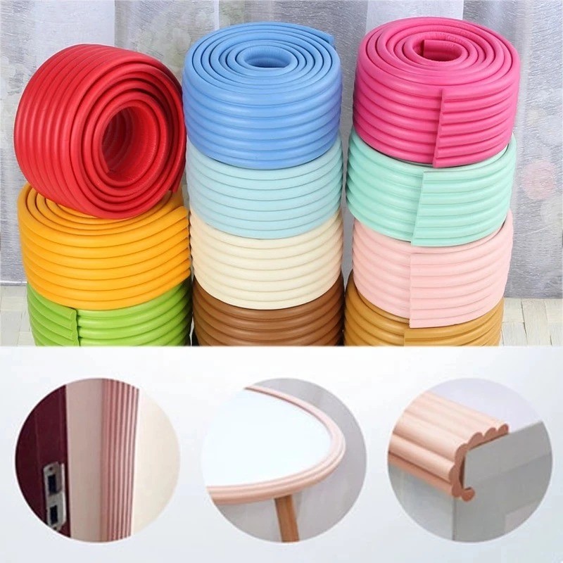 2M Dải Băng Xốp Chống Va Chạm Dùng Bọc Cạnh Gương, Cạnh Bàn Đa Năng Tiện Dụng