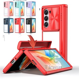 Vỏ máy ảnh ống kính trượt lai Samsung Galaxy Z Fold 6 Z Fold 5 Z Fold 4 Bản lề tự động phục hồi toàn diện Vỏ bảo vệ