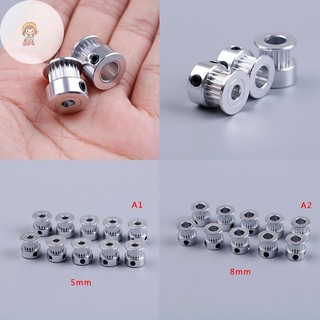 Twe 10 Cái gt2 ròng rọc định thời 20 răng khoan 5mm 8mm cho gt2 đai đồng bộ 2gt đai VN