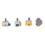 BTM 8 Cái 3D Analog Thumb Stick Set Thumbstick Cover Bộ công cụ sửa chữa đầu nấm cho P5 Bộ điều khiển trò chơi Sửa chữa phụ kiện