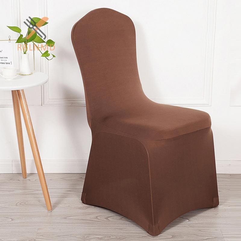 Rrlnmd > 1 Chiếc Ghế Cưới Có polyester Co Giãn Slipcover Cho Nhà Hàng Tiệc Khách Sạn Tiệc Ăn Đa Năng Ghế Bao MỚI