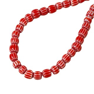 Hạt gốm pha màu tròn 9*7mm hạt bí ngô diy Bông tai làm bằng tay phụ kiện tóc vỏ điện thoại Vật liệu mặt dây chuyền bán buôn