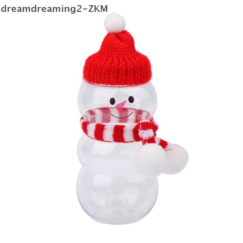 [Dreamdreaming] Bình nước người tuyết Giáng sinh 500ML Chai trà sữa Nước ép cà phê Chai uống nước di động cho quán trà sữa Cốc nước ép gia đình [zkm]