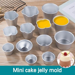 Gcdhome 1 Khuôn Pudding Cup Bánh Sáo Chống Dính Jelly Pan Khuôn Làm Nóng Nhanh Hợp Kim Nhôm Nướng Khuôn Nóng