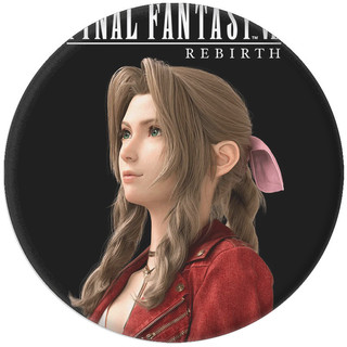 GC9 Final Fantasy VII Remake tinplate huy hiệu gương móc khóa Cloud Strife Tifa Lockhart Aerith Gainsborough CG9