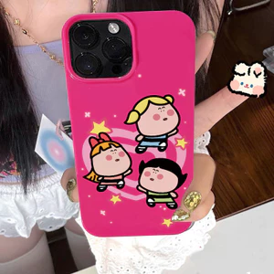 Ngộ nghĩnh Powerpuff Bé Gái Cho iphone 16promax 16pro 16 15promax 15pro 15 14promax 14pro 14 13promax 13pro 13 12pro 12promax 12 11promax 11 xsmax