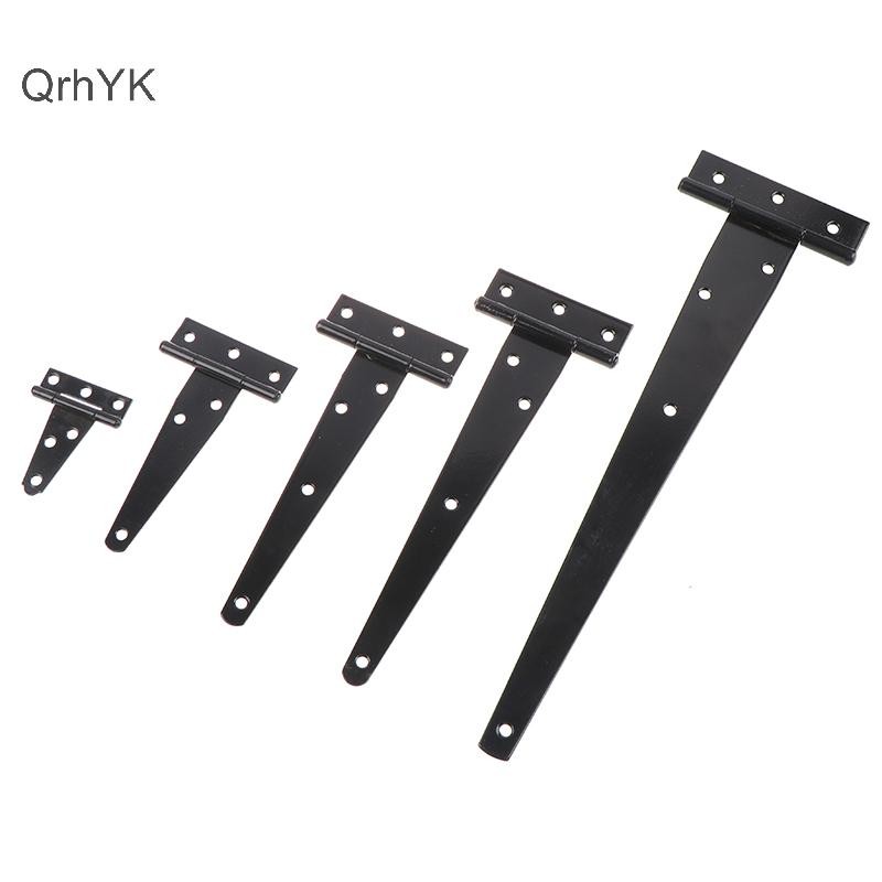 Nhà Máy Thời Trang Sơn Đen Hình Chữ T Bản Lề Tam Giác Tủ Shed Cửa Gỗ Bản Lề Phần Cứng QrhYK