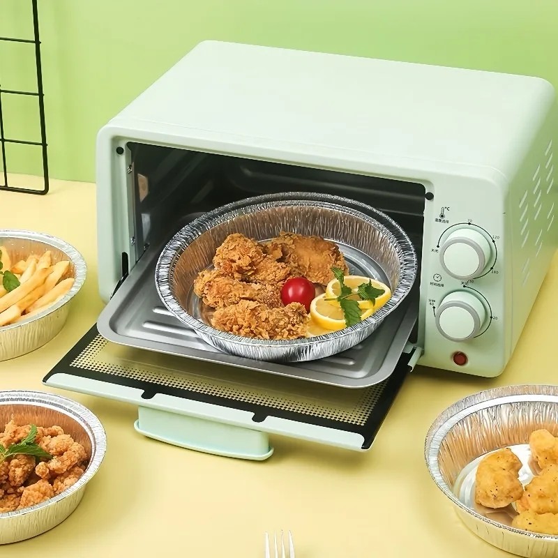 5 / 10 Chiếc Nồi Chiên Không Khí Dùng Một Lần Thiếc Khay Chống Dính Dầu Dễ Dàng Nấu Ăn Hàng Nhà Bếp