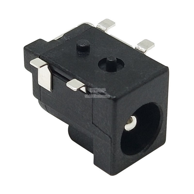 Ổ cắm điện DC DC 5.5 * 2.1 / 2.5mm Bảng hàn bốn mặt Cổng sạc DC Ổ cắm nữ DC005
