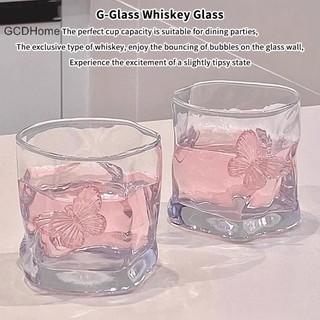 GCDHome 200ml Pha Lê Glasscup Ins Trong Suốt Bia Nước Sữa Thủy Tinh Nhà Mới Tinh Tế Không Đều Trang Trí Kính Nóng