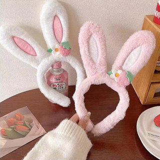 Dây buộc tóc tai thỏ bề mặt mịn, phù hợp cho nữ và bé gái