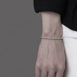 Đơn Giản Thép Không Gỉ Vòng Tay Thời Trang Retro Cá Tính Vòng Tay Cá Tính Cặp Đôi Vòng Tay Nữ Nam Trang Sức Phụ Kiện