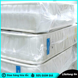Túi bọc nệm/đóng hàng PE khổ lớn ngang 1m8 x 2m4 (nhiều size hàng dày) túi nilong to bọc pe