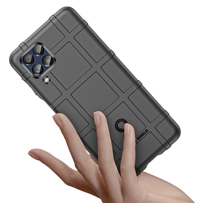 ÁO THUN RUGGED | Ốp Da Mờ Cho Samsung Galaxy M53 / M33 / Jump 2 Sensation Chống Rơi Điện Thoại Di Động Mờ Chống Sốc Mềm Bảo Vệ Vỏ Mờ