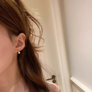 Bông Tai Vàng Lấp Lánh Kim Cương Giọt Nước Bông Tai Nữ Mini Studs Mới Phong Cách Hàn Quốc Ánh Sáng Sang Trọng Thời Trang Zircon Bông Tai Quà Tặng Cho Bạn Gái