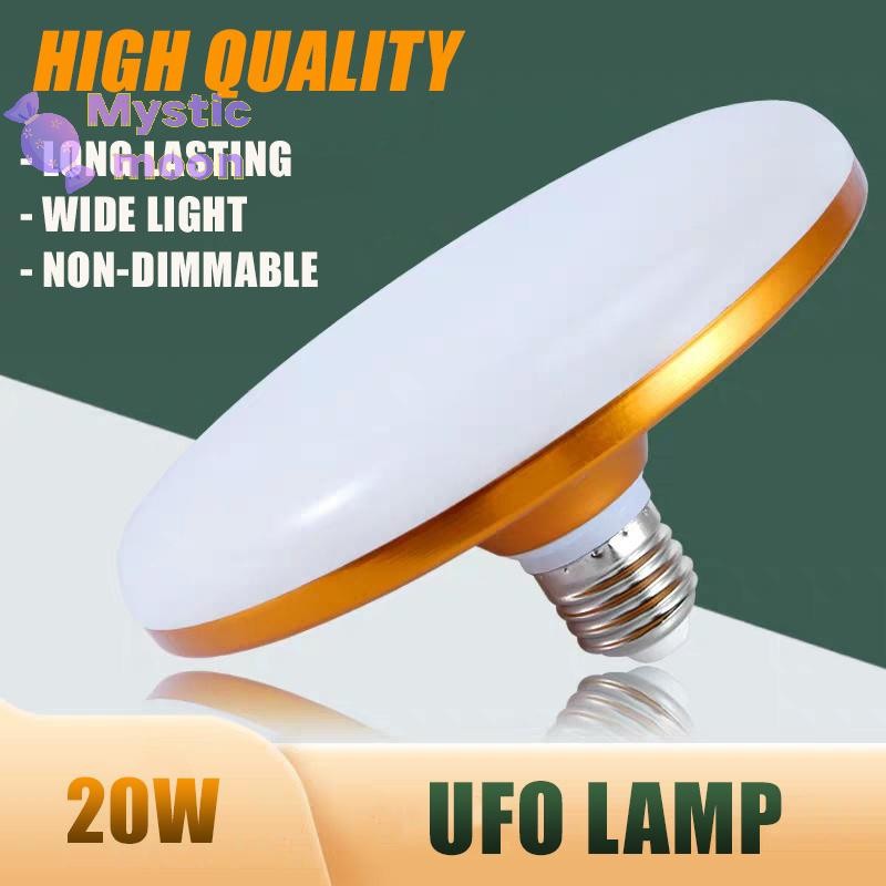 [Mystic] Bóng đèn LED E27 Đèn LED siêu sáng 20W 220V UFO Đèn LED trong nhà Đèn bàn chiếu sáng màu trắng Đèn nhà để xe [Mới]