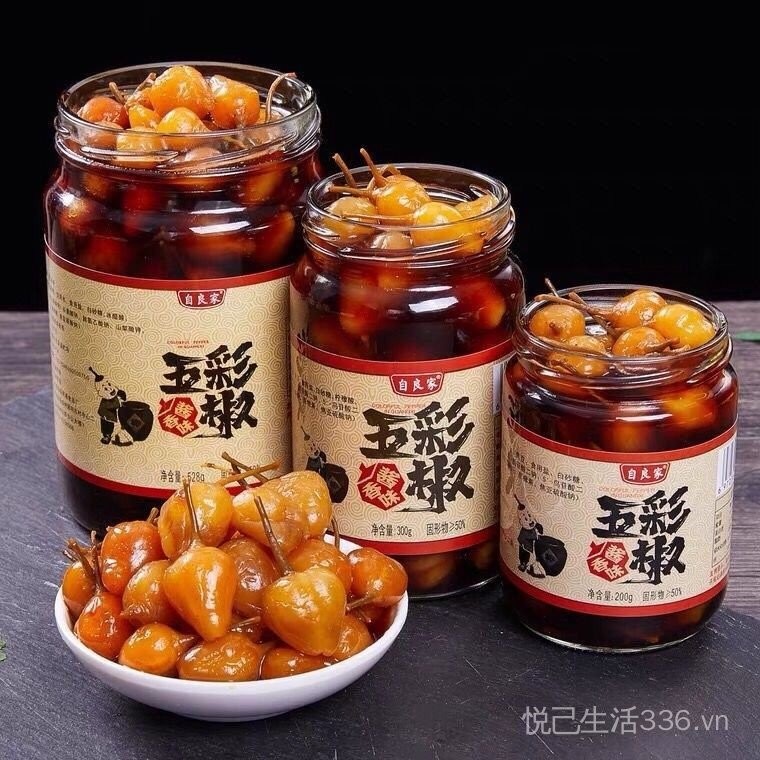 Quảng Tây Nhiều Màu Chuông Ngâm Nước Tương Tiêu