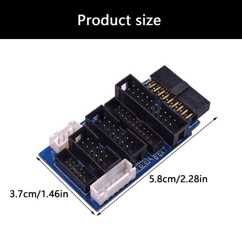 [3C] Bảng chuyển đổi JTAG sang SWD tốc độ cao để lập trình vi điều khiển JTAG V 8 V 9 với 7 cáp truyền tín hiệu