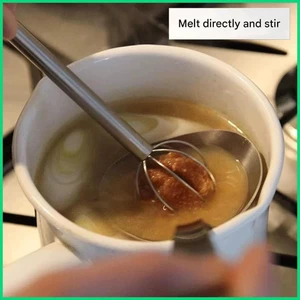 Máy khuấy Miso Thép không gỉ Hai đầu Miso Dán khuấy Máy xay sinh tố cấp thực phẩm Nhật Bản Máy đánh trứng cho máy đánh trứng jiwvn