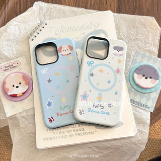 Ốp Lưng Cho iPhone 11 12 13 14 15 16 Pro Max Apple iPhone Case 16Plus 12mini 13mini Dễ Thương Hàn Quốc Hoạt Hình Động Vật TPU Cứng Hồng Xanh