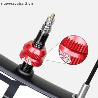 [Mới] Van lốp xe đạp đường bộ bằng hợp kim nhôm siêu nhẹ, loại Presta với van bảo vệ và vít máy giặt cố định.