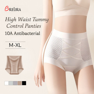 『 Brelira 』 Quần Lót Kiểm Soát Bụng Eo Cao 10A Nâng Hông Liền Mạch Kháng Khuẩn Làm Mát Siêu Mỏng Thoáng Khí ​​Hình dạng​​