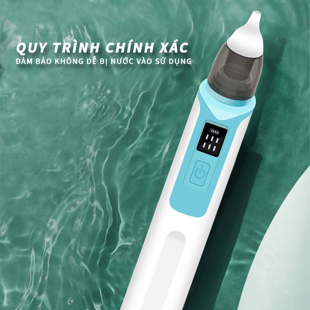 Máy hút mũi cho bé sơ sinh 6 chế độ cầm tay an toàn không đau tổn thương kèm sạc pin tiện dụng