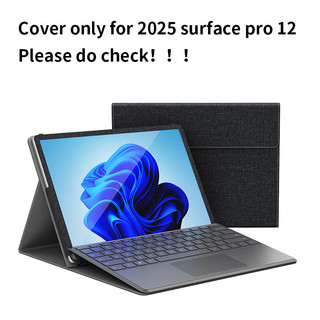 Ốp Lưng Cho Microsoft Surface Pro 12 inch 2025 Portfolio Case Nhiều Góc Đứng Vỏ Tpu Tương Thích Với Loại Bao Bàn Phím