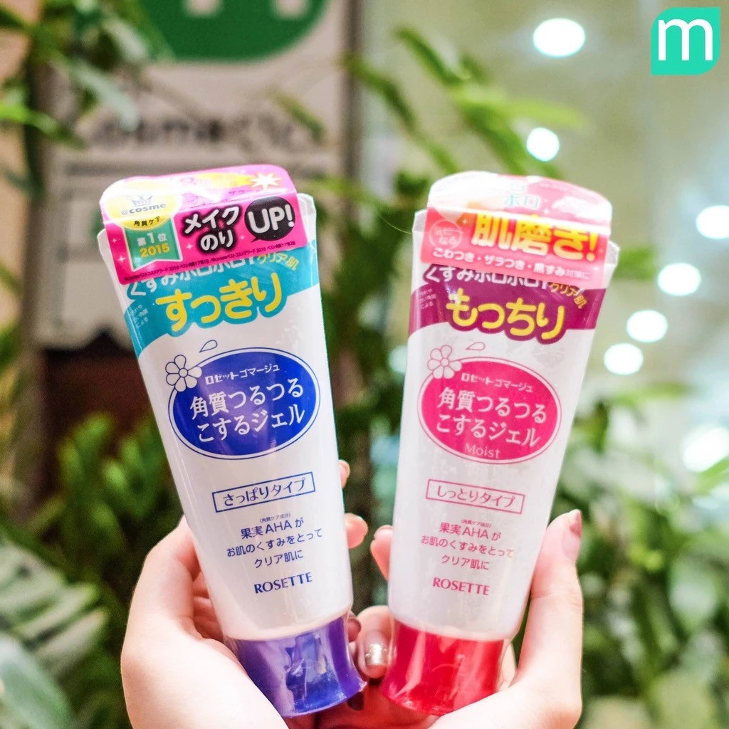 Tẩy da chết Rosette Peeling Gel Nhật Bản 120g mẫu mới 2025