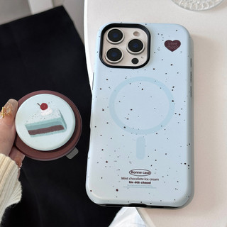 [Sheren] Vỏ Điện Thoại Bánh Thông Minh Bạc Hà Thích Hợp Cho i16 15 14 13 12 11 pro max Vỏ Bảo Vệ Chống Sốc