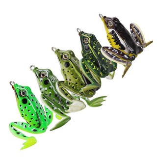BS * Ếch Crankbait Dụ Ếch Topwater Mồi Câu Cá Nhân Tạo Có Móc