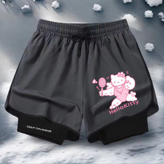 Quần short hai lớp thể thao YONEX, phù hợp cho cầu lông, bóng rổ và bóng đá, thiết kế mới hợp thời trang với khả năng chống chói