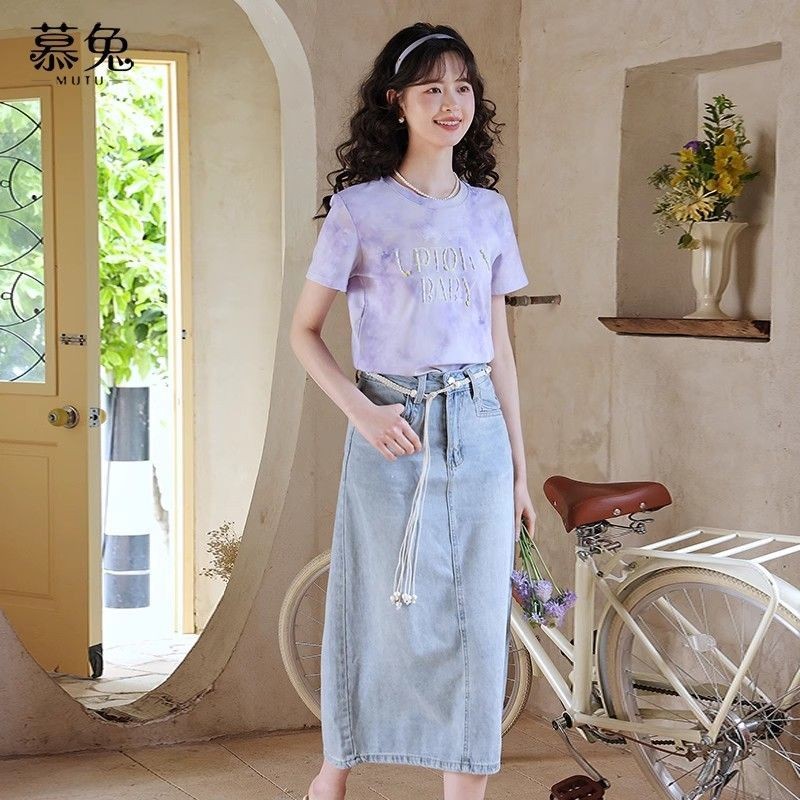 Mutu Retro Váy Denim Nữ, Phong Cách Mới, Hoàn Hảo Cho Mùa Hè