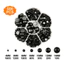 【COD】Combo mắt thú nhựa tròn đen dán đồ chơi thủ công, búp bê, thú bông – đóng gói 1000/760/500 cái