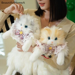 BeautifulHomeA Ba lô búp bê nhồi bông dễ thương Hình động vật Ba lô sang trọng Túi đi học trẻ em Ba lô mô phỏng Quà tặng sinh nhật VN