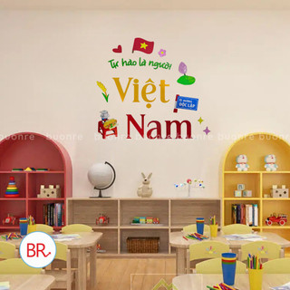 [2/9]Bộ Chữ Gỗ Trang Trí Tự Hào Là Người Việt Nam-Decor Quốc Khánh,Treo Nhà Cửa,Quán Cafe,Lớp Học,Sự Kiện Yêu Nước