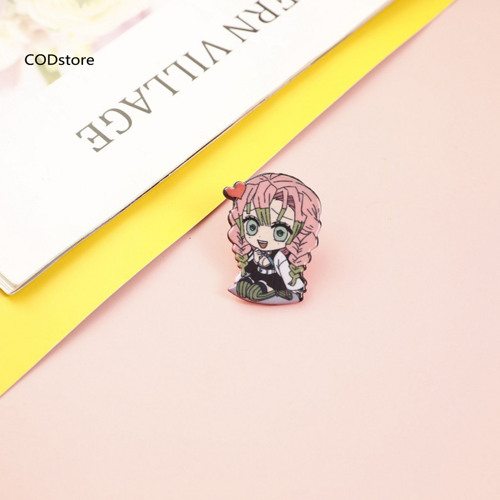 KDC Breastpin trâm cài thổ cẩm thiết kế anime Demon Slayer đáng yêu cho trang trí