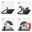 Giá đỡ máy cắt cầm tay. Giá đỡ Máy mài góc điều chỉnh, dụng cụ hỗ trợ nắp bảo vệ đế cắt dày, máy cắt-TOOLIX
