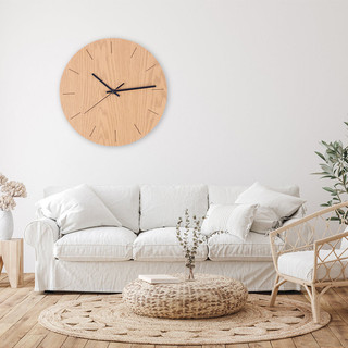 Trang trí nội thất Bắc Âu Đồng hồ đơn giản Rỗng phong cách Nhật Bản Đồng hồ treo tường bằng gỗ kỹ thuật số Phòng khách Đồng hồ thời trang sáng tạo