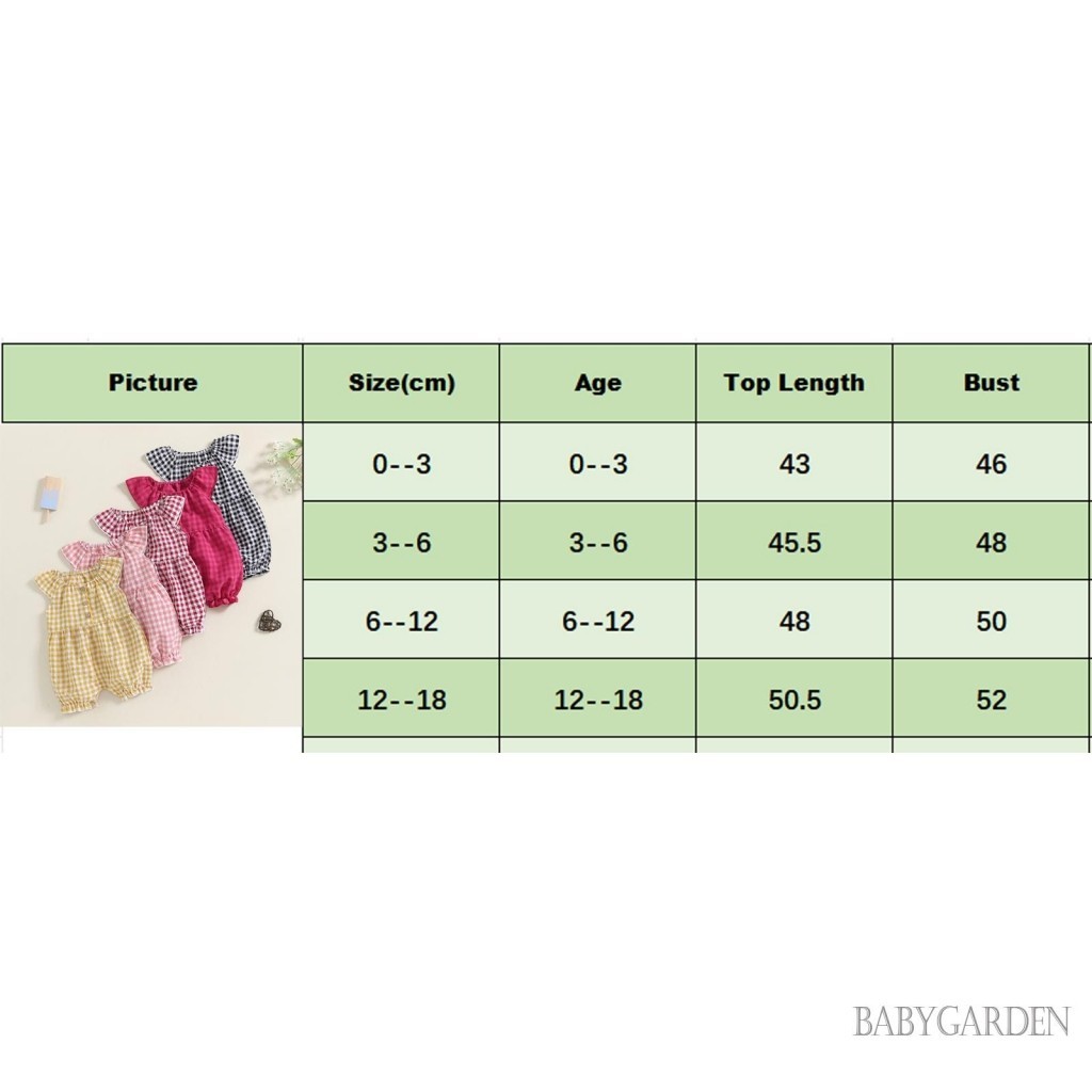 Baga-baby Bé Gái Áo Liền Quần Kẻ Sọc Nút Bay Tay Co Giãn Cổ Tròn Jumpsuit Quần Áo Thường Ngày Mùa Hè