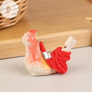 TWE 1 Màu Vẽ Nước Chim Còi Gốm Nước Chim Còi Nhạc Cụ Dễ Thương Ngoài Trời Đội Thể Thao Còi VN