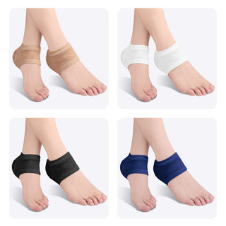 Gel Silicone Gót Bảo Vệ Tay Áo Miếng Lót Gót Chân Cốc Plantar Fasciitis Hỗ Trợ Chăm Sóc Bàn Chân Sửa Chữa Da Đệm Nửa yard Tất