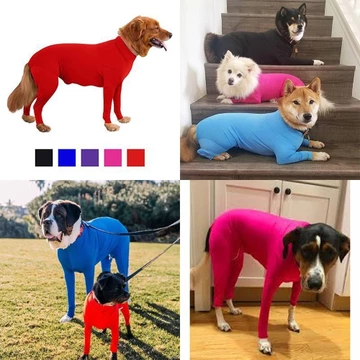 Chó Onesies Quần Áo Bài Phẫu Thuật Thú Cưng Áo liền quần Trung Bình Lớn Chó Bộ Đồ Ngủ Ngăn Ngừa Rụng Tóc Mèo Thú Cưng Quần Áo Áo liền quần