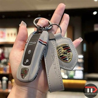 [Hàng có sẵn] Hộp đựng chìa khóa ô tô cho Porsche Cayenne Macan718 Paramela 911Taycan Chìa khóa Túi Fob