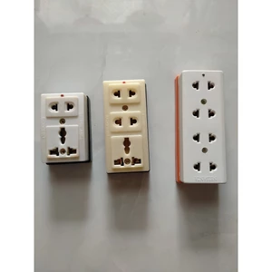 Ổ cắm 2 lỗ, 4 lỗ lắp taplo linh kiện đồng chịu tải cao