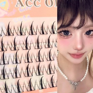 60 Cụm / Hộp Lông Mi Quỷ Nhỏ Đám Mây Manga Lông Mi Giả Tự Nhiên Mềm Mại ...