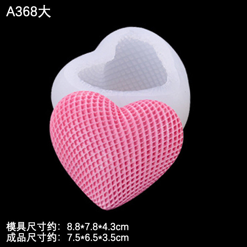 3d Dệt Hình Trái Tim Khuôn Silicon Lễ Tình Nhân Series Bánh Mousse Trang Trí Sô Cô La Nướng Hình Trái Tim Món Tráng Miệng Khuôn Silicon