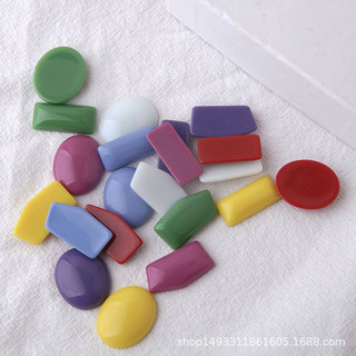 Trang sức thủ công DIY, nhiều loại nhựa, phụ kiện hình dạng không đều đa năng, bông tai epoxy, vật liệu trang sức