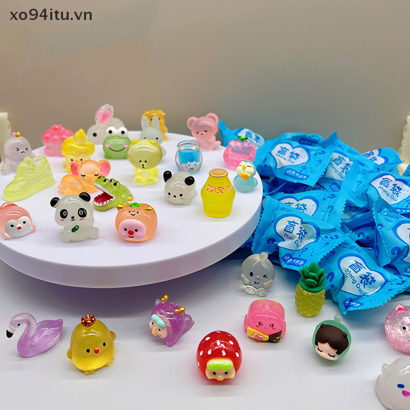 XOITU 10 Chiếc Dễ Thương Mô Phỏng Động Vật Mô Hình Đồ Chơi Hành Động Bất Ngờ Búp Bê Nhân Vật Giả Kẹo Mù Túi Dành Cho Trẻ Em Quà Tặng VN