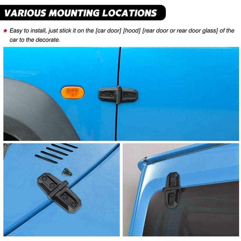2 Chiếc Cửa Xe Bản Lề Dành Cho Suzuki Jimny 2019 2020 Động Cơ Hood Bản Lề Trang Trí Bao Viền Trang Trí Phù Hợp Với Phụ Kiện